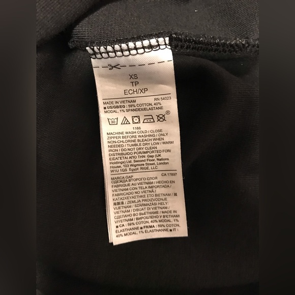 Gap Black Stretch Ponte Pencil Skirt Soft Size XS - Picture 4 of 5